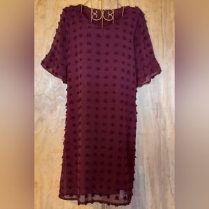 NWT Chiffon Swiss Dot Mini Dress